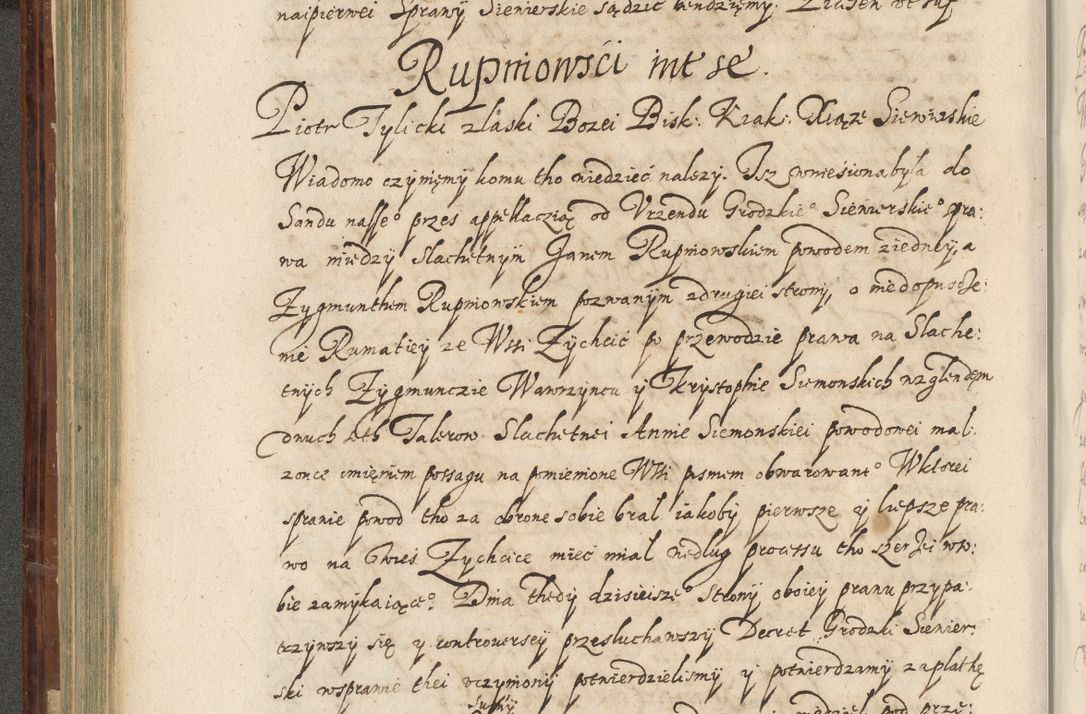 Zdjęcie nr 287 dla obiektu archiwalnego: Acta actorum causarum spiritualium, civilium, criminalium, obligationum, quiettationum, inscriptionum, cessionum, decimarum, testamentorum, Illustrissimi et Reverendissimi Domini Domini Martini Szyszkowski Dei &amp; Apostolicae Sedis gratia Episcopi Cracovienisis Ducis Severiensis in annis 1617, 1618, 1619. Tomus Primus.
