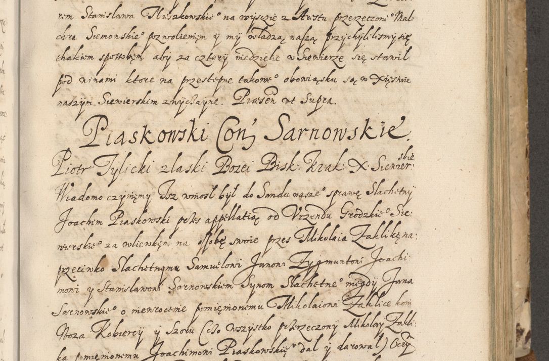 Zdjęcie nr 286 dla obiektu archiwalnego: Acta actorum causarum spiritualium, civilium, criminalium, obligationum, quiettationum, inscriptionum, cessionum, decimarum, testamentorum, Illustrissimi et Reverendissimi Domini Domini Martini Szyszkowski Dei &amp; Apostolicae Sedis gratia Episcopi Cracovienisis Ducis Severiensis in annis 1617, 1618, 1619. Tomus Primus.