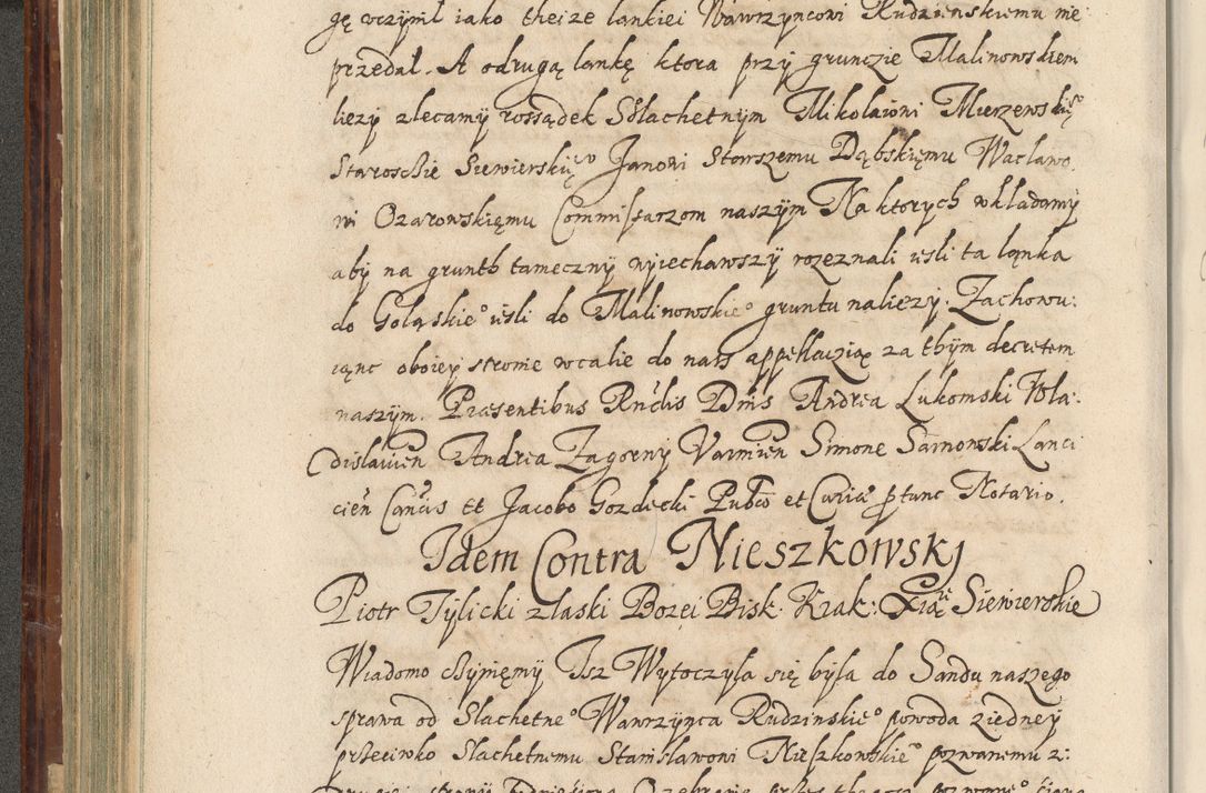 Zdjęcie nr 279 dla obiektu archiwalnego: Acta actorum causarum spiritualium, civilium, criminalium, obligationum, quiettationum, inscriptionum, cessionum, decimarum, testamentorum, Illustrissimi et Reverendissimi Domini Domini Martini Szyszkowski Dei &amp; Apostolicae Sedis gratia Episcopi Cracovienisis Ducis Severiensis in annis 1617, 1618, 1619. Tomus Primus.