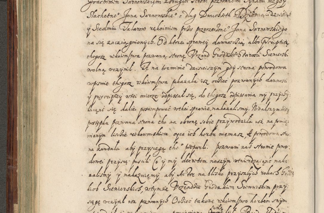 Zdjęcie nr 277 dla obiektu archiwalnego: Acta actorum causarum spiritualium, civilium, criminalium, obligationum, quiettationum, inscriptionum, cessionum, decimarum, testamentorum, Illustrissimi et Reverendissimi Domini Domini Martini Szyszkowski Dei &amp; Apostolicae Sedis gratia Episcopi Cracovienisis Ducis Severiensis in annis 1617, 1618, 1619. Tomus Primus.