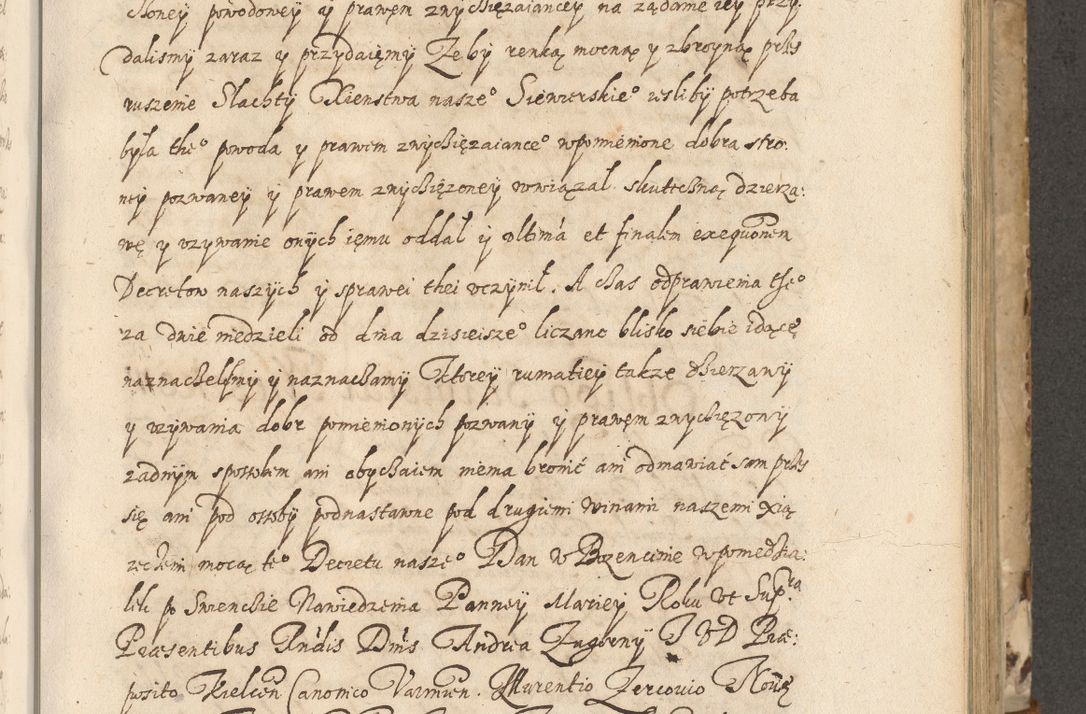 Zdjęcie nr 270 dla obiektu archiwalnego: Acta actorum causarum spiritualium, civilium, criminalium, obligationum, quiettationum, inscriptionum, cessionum, decimarum, testamentorum, Illustrissimi et Reverendissimi Domini Domini Martini Szyszkowski Dei &amp; Apostolicae Sedis gratia Episcopi Cracovienisis Ducis Severiensis in annis 1617, 1618, 1619. Tomus Primus.