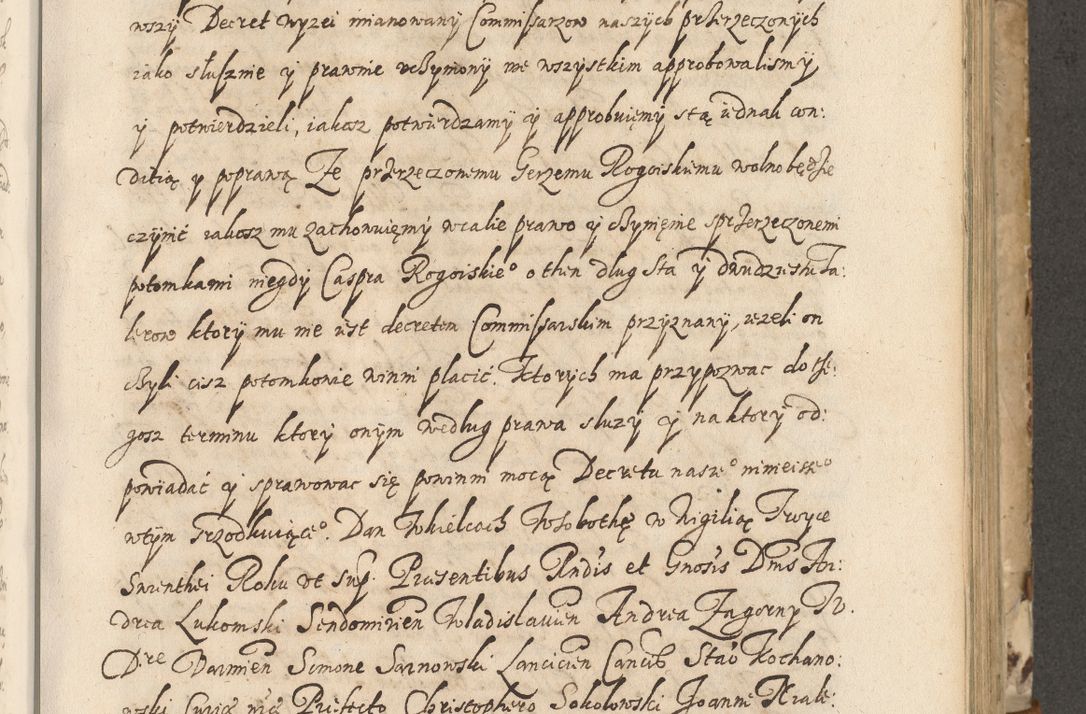 Zdjęcie nr 264 dla obiektu archiwalnego: Acta actorum causarum spiritualium, civilium, criminalium, obligationum, quiettationum, inscriptionum, cessionum, decimarum, testamentorum, Illustrissimi et Reverendissimi Domini Domini Martini Szyszkowski Dei &amp; Apostolicae Sedis gratia Episcopi Cracovienisis Ducis Severiensis in annis 1617, 1618, 1619. Tomus Primus.