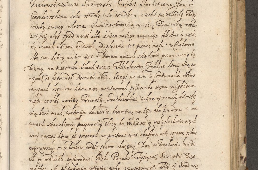 Zdjęcie nr 254 dla obiektu archiwalnego: Acta actorum causarum spiritualium, civilium, criminalium, obligationum, quiettationum, inscriptionum, cessionum, decimarum, testamentorum, Illustrissimi et Reverendissimi Domini Domini Martini Szyszkowski Dei &amp; Apostolicae Sedis gratia Episcopi Cracovienisis Ducis Severiensis in annis 1617, 1618, 1619. Tomus Primus.