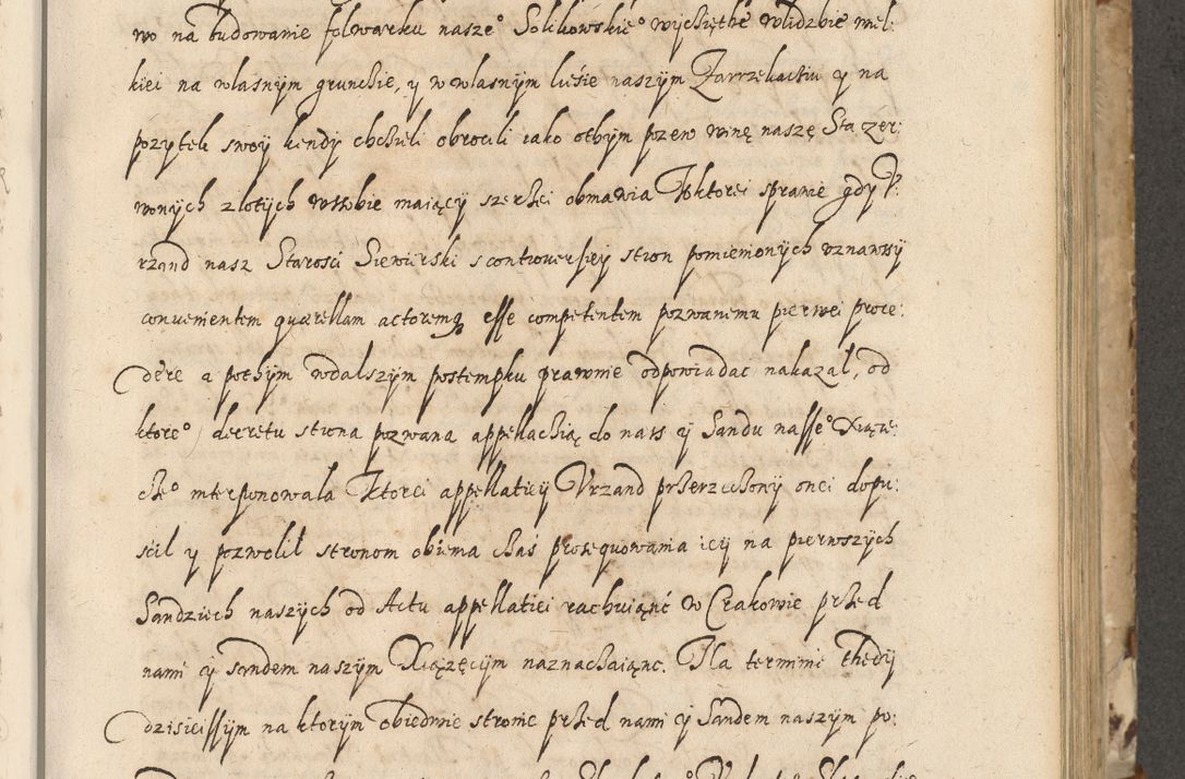 Zdjęcie nr 238 dla obiektu archiwalnego: Acta actorum causarum spiritualium, civilium, criminalium, obligationum, quiettationum, inscriptionum, cessionum, decimarum, testamentorum, Illustrissimi et Reverendissimi Domini Domini Martini Szyszkowski Dei &amp; Apostolicae Sedis gratia Episcopi Cracovienisis Ducis Severiensis in annis 1617, 1618, 1619. Tomus Primus.