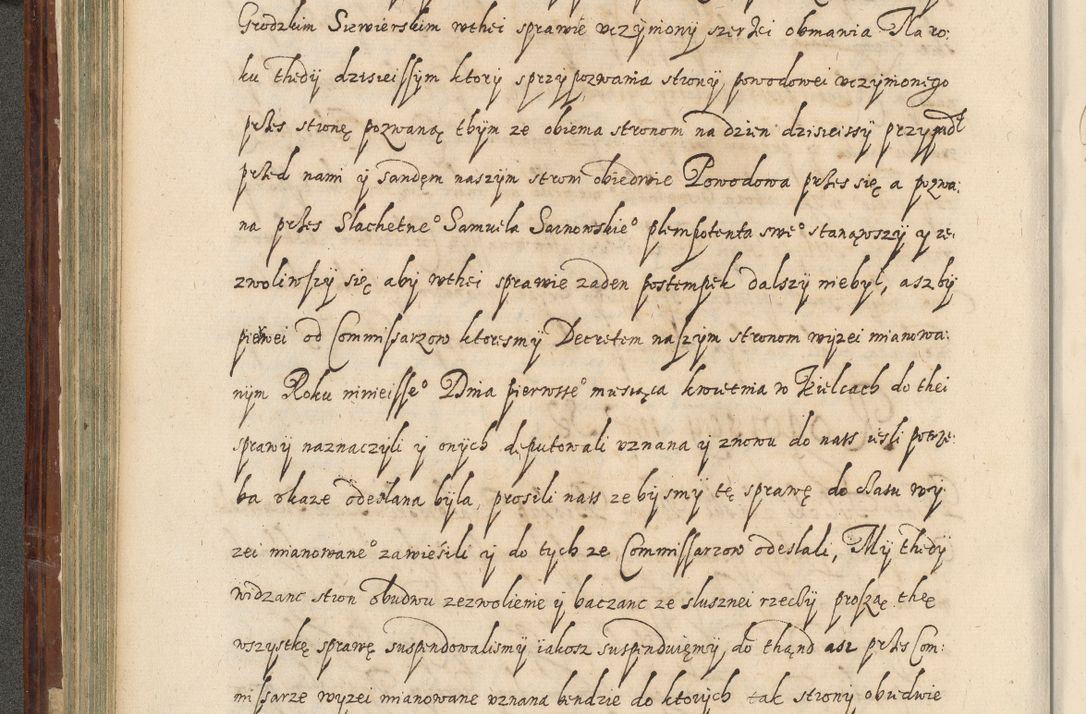 Zdjęcie nr 235 dla obiektu archiwalnego: Acta actorum causarum spiritualium, civilium, criminalium, obligationum, quiettationum, inscriptionum, cessionum, decimarum, testamentorum, Illustrissimi et Reverendissimi Domini Domini Martini Szyszkowski Dei &amp; Apostolicae Sedis gratia Episcopi Cracovienisis Ducis Severiensis in annis 1617, 1618, 1619. Tomus Primus.