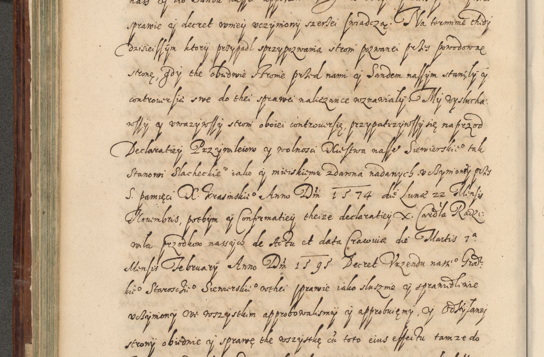 Zdjęcie nr 231 dla obiektu archiwalnego: Acta actorum causarum spiritualium, civilium, criminalium, obligationum, quiettationum, inscriptionum, cessionum, decimarum, testamentorum, Illustrissimi et Reverendissimi Domini Domini Martini Szyszkowski Dei &amp; Apostolicae Sedis gratia Episcopi Cracovienisis Ducis Severiensis in annis 1617, 1618, 1619. Tomus Primus.