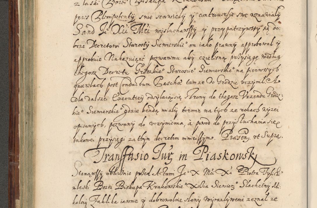 Zdjęcie nr 225 dla obiektu archiwalnego: Acta actorum causarum spiritualium, civilium, criminalium, obligationum, quiettationum, inscriptionum, cessionum, decimarum, testamentorum, Illustrissimi et Reverendissimi Domini Domini Martini Szyszkowski Dei &amp; Apostolicae Sedis gratia Episcopi Cracovienisis Ducis Severiensis in annis 1617, 1618, 1619. Tomus Primus.