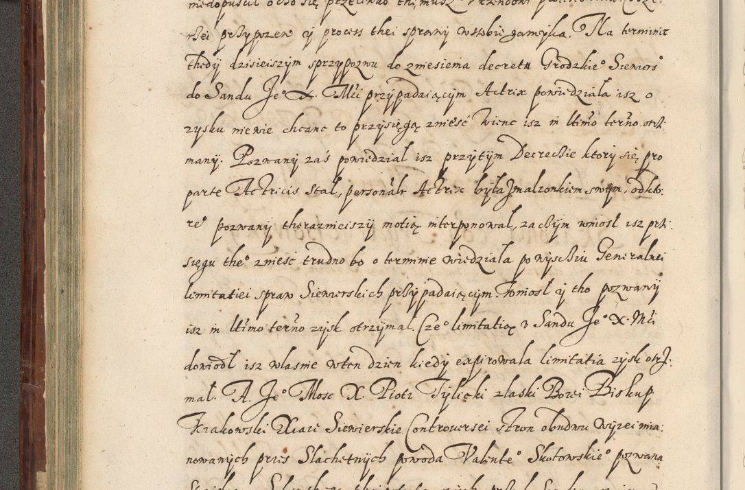 Zdjęcie nr 219 dla obiektu archiwalnego: Acta actorum causarum spiritualium, civilium, criminalium, obligationum, quiettationum, inscriptionum, cessionum, decimarum, testamentorum, Illustrissimi et Reverendissimi Domini Domini Martini Szyszkowski Dei &amp; Apostolicae Sedis gratia Episcopi Cracovienisis Ducis Severiensis in annis 1617, 1618, 1619. Tomus Primus.