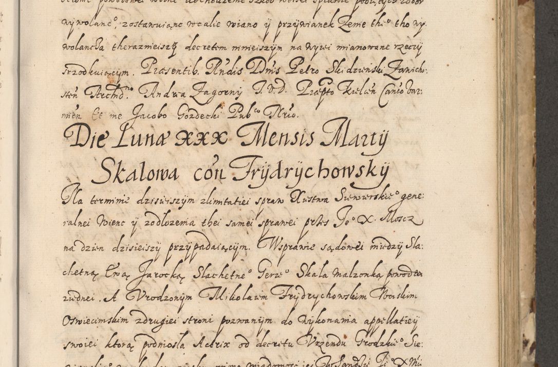 Zdjęcie nr 218 dla obiektu archiwalnego: Acta actorum causarum spiritualium, civilium, criminalium, obligationum, quiettationum, inscriptionum, cessionum, decimarum, testamentorum, Illustrissimi et Reverendissimi Domini Domini Martini Szyszkowski Dei &amp; Apostolicae Sedis gratia Episcopi Cracovienisis Ducis Severiensis in annis 1617, 1618, 1619. Tomus Primus.