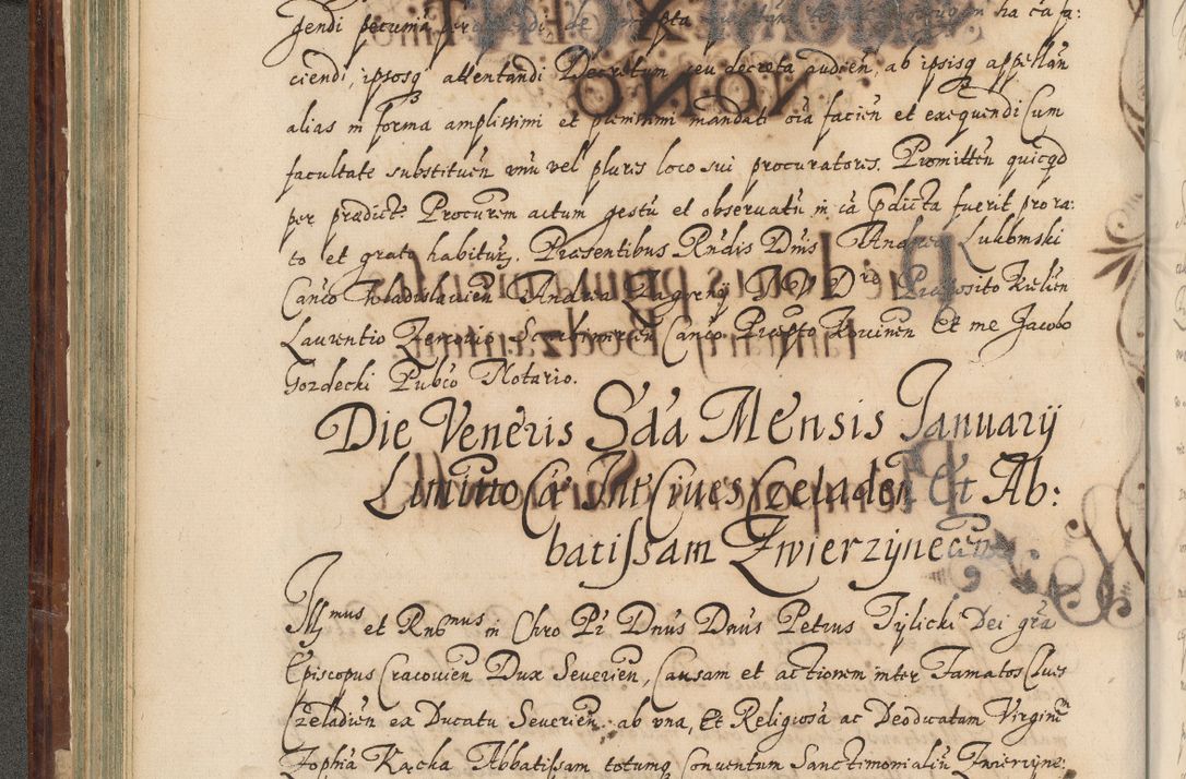 Zdjęcie nr 211 dla obiektu archiwalnego: Acta actorum causarum spiritualium, civilium, criminalium, obligationum, quiettationum, inscriptionum, cessionum, decimarum, testamentorum, Illustrissimi et Reverendissimi Domini Domini Martini Szyszkowski Dei &amp; Apostolicae Sedis gratia Episcopi Cracovienisis Ducis Severiensis in annis 1617, 1618, 1619. Tomus Primus.