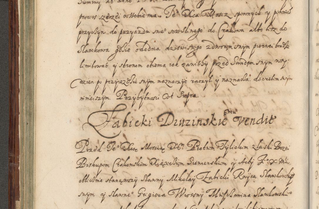 Zdjęcie nr 205 dla obiektu archiwalnego: Acta actorum causarum spiritualium, civilium, criminalium, obligationum, quiettationum, inscriptionum, cessionum, decimarum, testamentorum, Illustrissimi et Reverendissimi Domini Domini Martini Szyszkowski Dei &amp; Apostolicae Sedis gratia Episcopi Cracovienisis Ducis Severiensis in annis 1617, 1618, 1619. Tomus Primus.