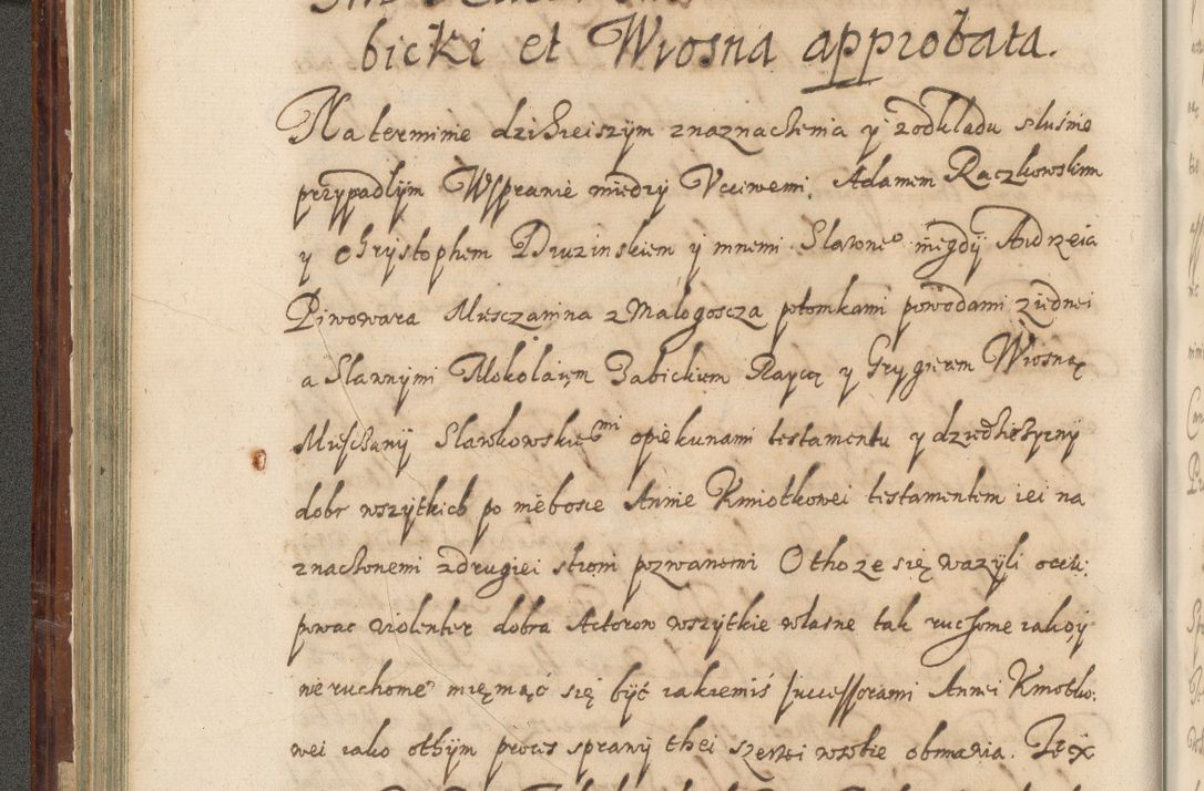 Zdjęcie nr 203 dla obiektu archiwalnego: Acta actorum causarum spiritualium, civilium, criminalium, obligationum, quiettationum, inscriptionum, cessionum, decimarum, testamentorum, Illustrissimi et Reverendissimi Domini Domini Martini Szyszkowski Dei &amp; Apostolicae Sedis gratia Episcopi Cracovienisis Ducis Severiensis in annis 1617, 1618, 1619. Tomus Primus.