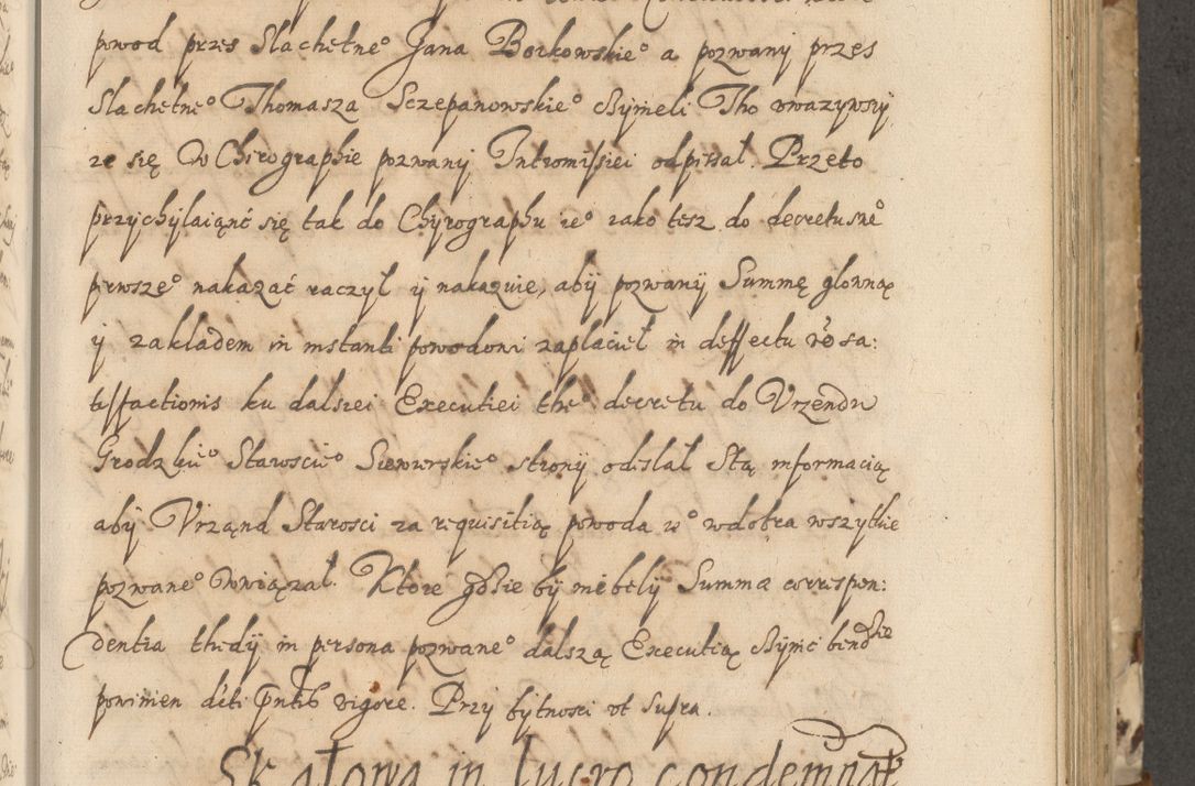 Zdjęcie nr 196 dla obiektu archiwalnego: Acta actorum causarum spiritualium, civilium, criminalium, obligationum, quiettationum, inscriptionum, cessionum, decimarum, testamentorum, Illustrissimi et Reverendissimi Domini Domini Martini Szyszkowski Dei &amp; Apostolicae Sedis gratia Episcopi Cracovienisis Ducis Severiensis in annis 1617, 1618, 1619. Tomus Primus.