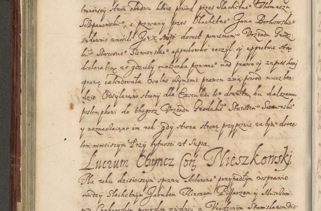 Zdjęcie nr 195 dla obiektu archiwalnego: Acta actorum causarum spiritualium, civilium, criminalium, obligationum, quiettationum, inscriptionum, cessionum, decimarum, testamentorum, Illustrissimi et Reverendissimi Domini Domini Martini Szyszkowski Dei &amp; Apostolicae Sedis gratia Episcopi Cracovienisis Ducis Severiensis in annis 1617, 1618, 1619. Tomus Primus.