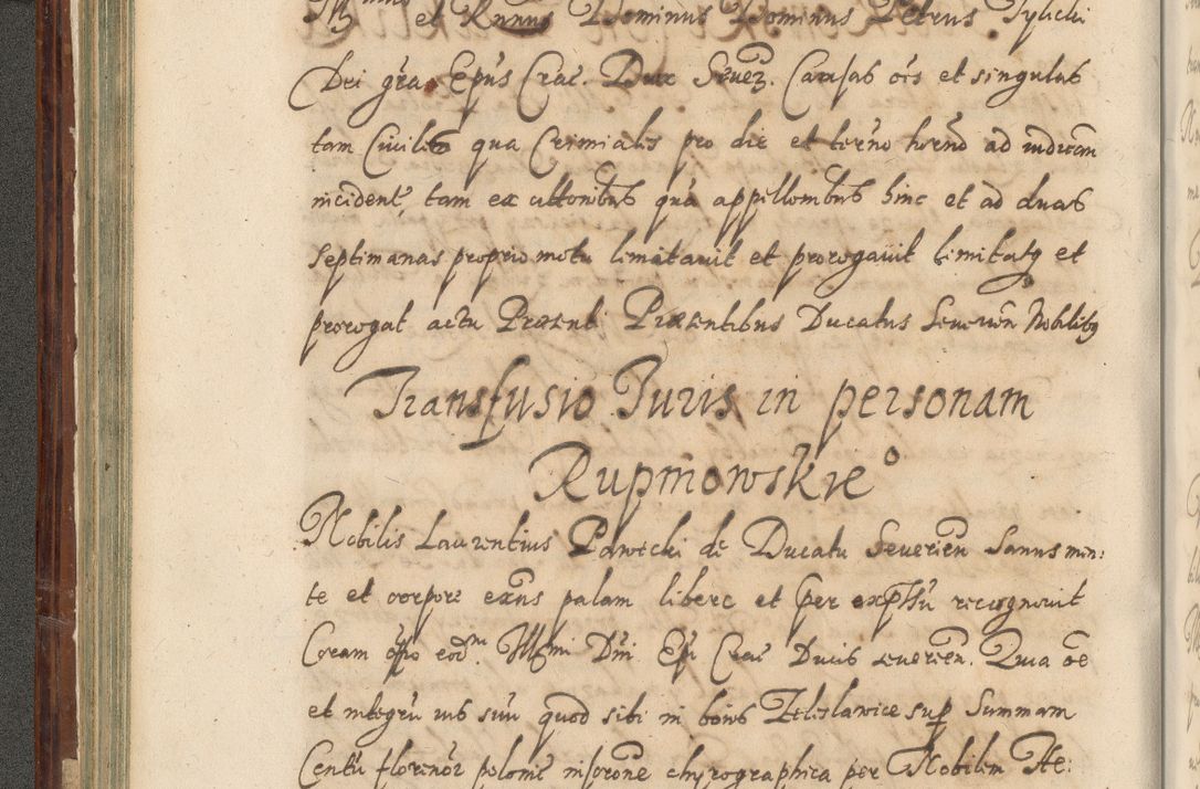 Zdjęcie nr 191 dla obiektu archiwalnego: Acta actorum causarum spiritualium, civilium, criminalium, obligationum, quiettationum, inscriptionum, cessionum, decimarum, testamentorum, Illustrissimi et Reverendissimi Domini Domini Martini Szyszkowski Dei &amp; Apostolicae Sedis gratia Episcopi Cracovienisis Ducis Severiensis in annis 1617, 1618, 1619. Tomus Primus.