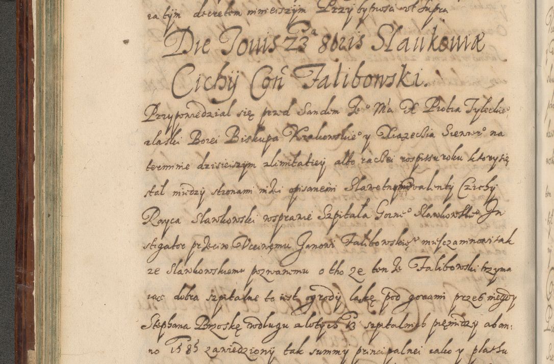 Zdjęcie nr 187 dla obiektu archiwalnego: Acta actorum causarum spiritualium, civilium, criminalium, obligationum, quiettationum, inscriptionum, cessionum, decimarum, testamentorum, Illustrissimi et Reverendissimi Domini Domini Martini Szyszkowski Dei &amp; Apostolicae Sedis gratia Episcopi Cracovienisis Ducis Severiensis in annis 1617, 1618, 1619. Tomus Primus.