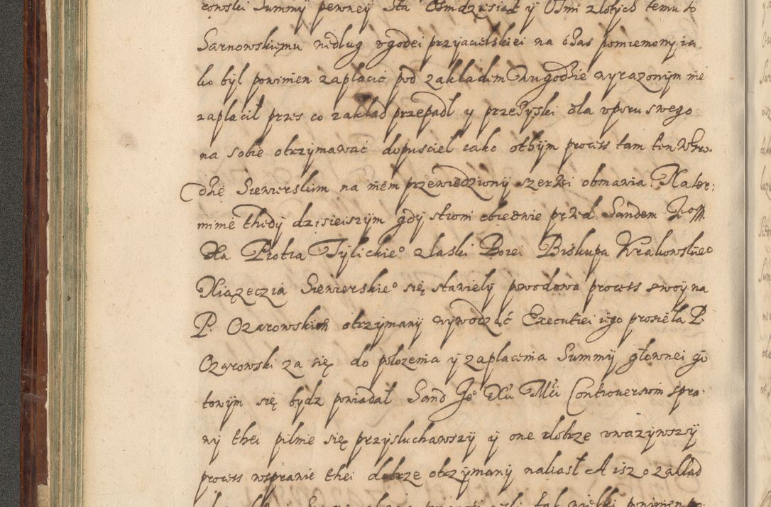 Zdjęcie nr 185 dla obiektu archiwalnego: Acta actorum causarum spiritualium, civilium, criminalium, obligationum, quiettationum, inscriptionum, cessionum, decimarum, testamentorum, Illustrissimi et Reverendissimi Domini Domini Martini Szyszkowski Dei &amp; Apostolicae Sedis gratia Episcopi Cracovienisis Ducis Severiensis in annis 1617, 1618, 1619. Tomus Primus.