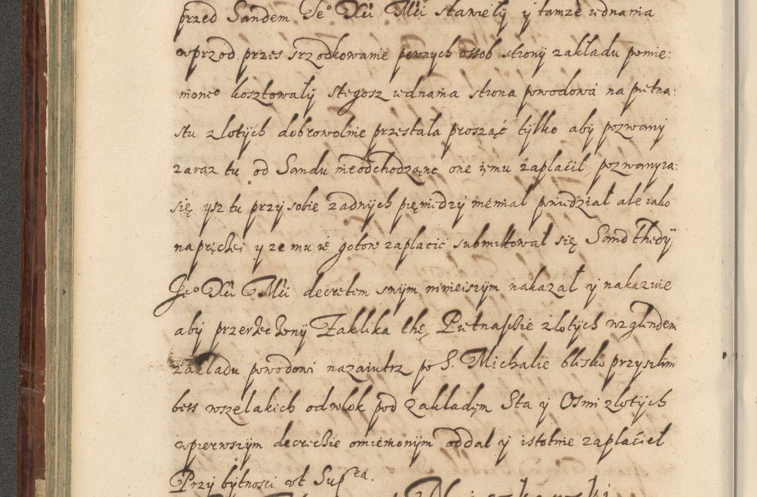 Zdjęcie nr 171 dla obiektu archiwalnego: Acta actorum causarum spiritualium, civilium, criminalium, obligationum, quiettationum, inscriptionum, cessionum, decimarum, testamentorum, Illustrissimi et Reverendissimi Domini Domini Martini Szyszkowski Dei &amp; Apostolicae Sedis gratia Episcopi Cracovienisis Ducis Severiensis in annis 1617, 1618, 1619. Tomus Primus.