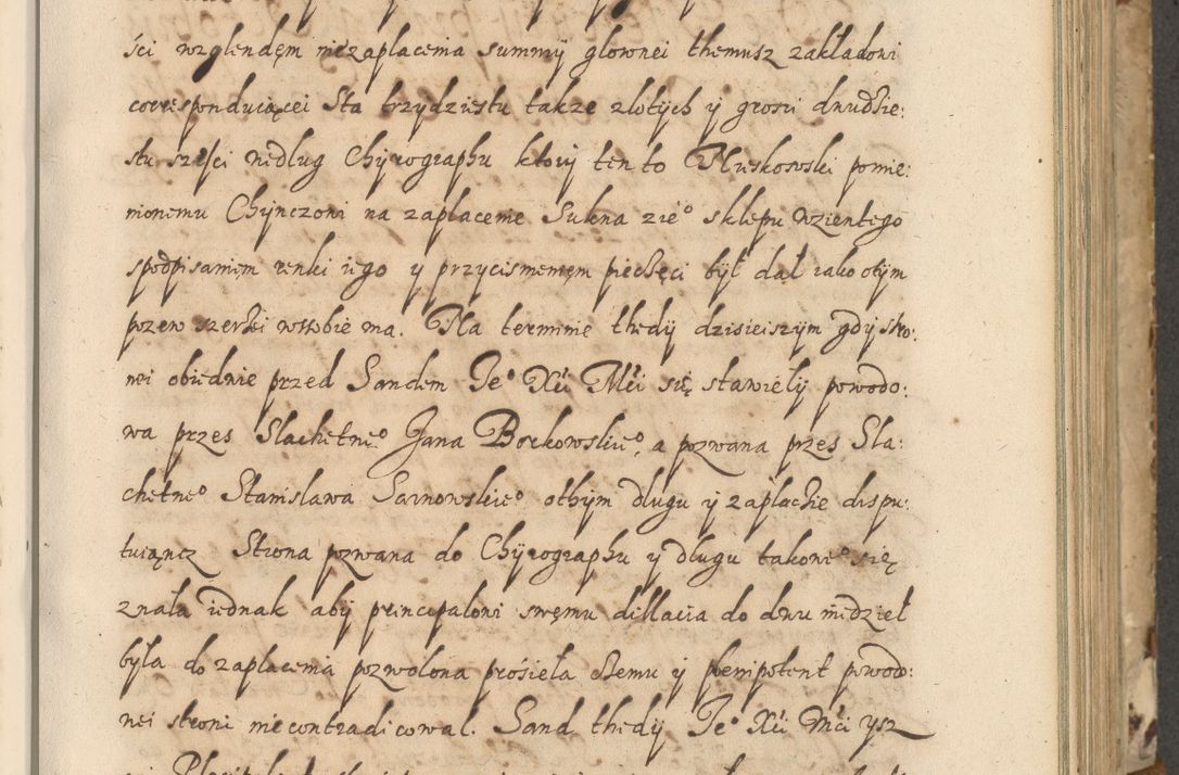 Zdjęcie nr 172 dla obiektu archiwalnego: Acta actorum causarum spiritualium, civilium, criminalium, obligationum, quiettationum, inscriptionum, cessionum, decimarum, testamentorum, Illustrissimi et Reverendissimi Domini Domini Martini Szyszkowski Dei &amp; Apostolicae Sedis gratia Episcopi Cracovienisis Ducis Severiensis in annis 1617, 1618, 1619. Tomus Primus.
