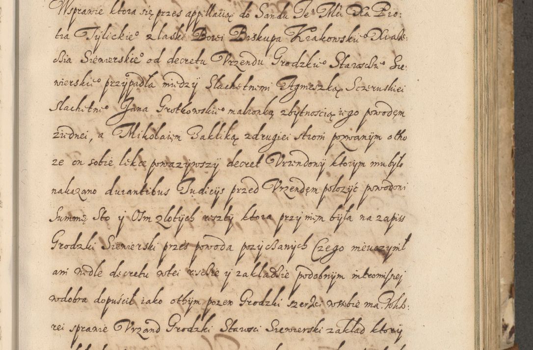 Zdjęcie nr 170 dla obiektu archiwalnego: Acta actorum causarum spiritualium, civilium, criminalium, obligationum, quiettationum, inscriptionum, cessionum, decimarum, testamentorum, Illustrissimi et Reverendissimi Domini Domini Martini Szyszkowski Dei &amp; Apostolicae Sedis gratia Episcopi Cracovienisis Ducis Severiensis in annis 1617, 1618, 1619. Tomus Primus.