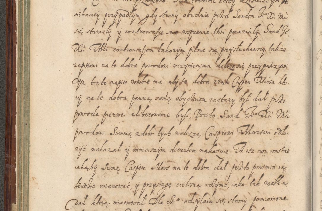 Zdjęcie nr 163 dla obiektu archiwalnego: Acta actorum causarum spiritualium, civilium, criminalium, obligationum, quiettationum, inscriptionum, cessionum, decimarum, testamentorum, Illustrissimi et Reverendissimi Domini Domini Martini Szyszkowski Dei &amp; Apostolicae Sedis gratia Episcopi Cracovienisis Ducis Severiensis in annis 1617, 1618, 1619. Tomus Primus.