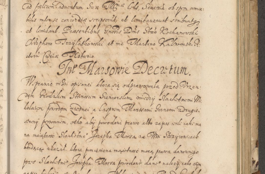 Zdjęcie nr 162 dla obiektu archiwalnego: Acta actorum causarum spiritualium, civilium, criminalium, obligationum, quiettationum, inscriptionum, cessionum, decimarum, testamentorum, Illustrissimi et Reverendissimi Domini Domini Martini Szyszkowski Dei &amp; Apostolicae Sedis gratia Episcopi Cracovienisis Ducis Severiensis in annis 1617, 1618, 1619. Tomus Primus.