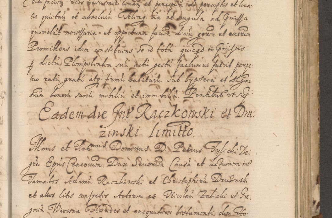 Zdjęcie nr 160 dla obiektu archiwalnego: Acta actorum causarum spiritualium, civilium, criminalium, obligationum, quiettationum, inscriptionum, cessionum, decimarum, testamentorum, Illustrissimi et Reverendissimi Domini Domini Martini Szyszkowski Dei &amp; Apostolicae Sedis gratia Episcopi Cracovienisis Ducis Severiensis in annis 1617, 1618, 1619. Tomus Primus.