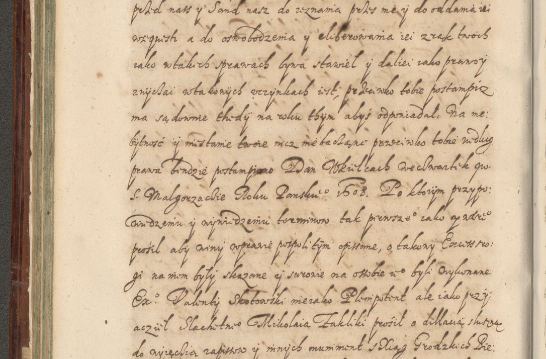 Zdjęcie nr 157 dla obiektu archiwalnego: Acta actorum causarum spiritualium, civilium, criminalium, obligationum, quiettationum, inscriptionum, cessionum, decimarum, testamentorum, Illustrissimi et Reverendissimi Domini Domini Martini Szyszkowski Dei &amp; Apostolicae Sedis gratia Episcopi Cracovienisis Ducis Severiensis in annis 1617, 1618, 1619. Tomus Primus.