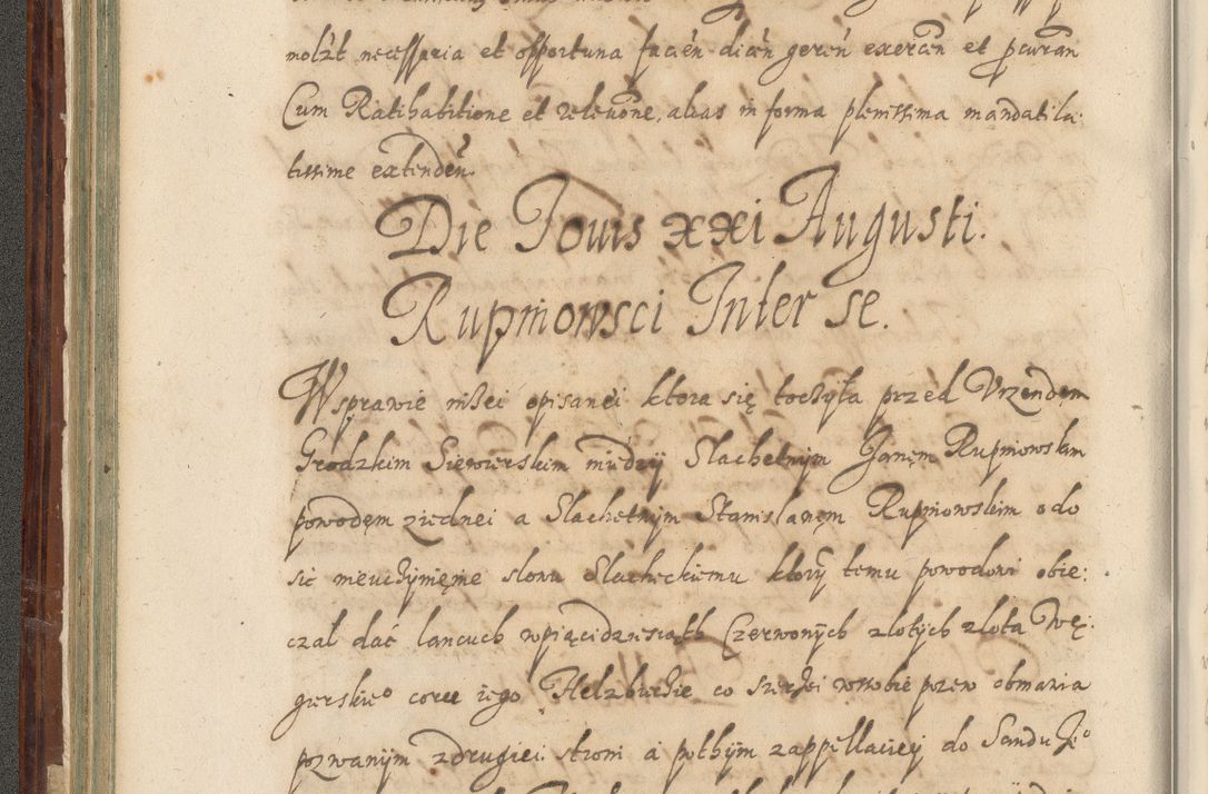 Zdjęcie nr 153 dla obiektu archiwalnego: Acta actorum causarum spiritualium, civilium, criminalium, obligationum, quiettationum, inscriptionum, cessionum, decimarum, testamentorum, Illustrissimi et Reverendissimi Domini Domini Martini Szyszkowski Dei &amp; Apostolicae Sedis gratia Episcopi Cracovienisis Ducis Severiensis in annis 1617, 1618, 1619. Tomus Primus.