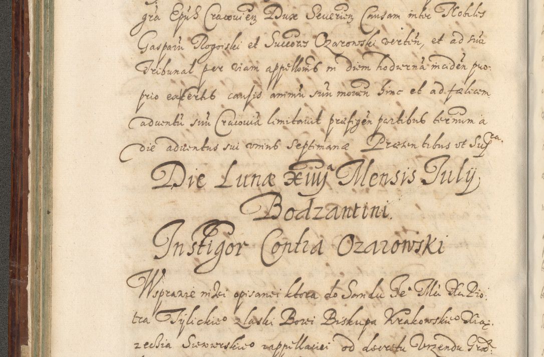 Zdjęcie nr 143 dla obiektu archiwalnego: Acta actorum causarum spiritualium, civilium, criminalium, obligationum, quiettationum, inscriptionum, cessionum, decimarum, testamentorum, Illustrissimi et Reverendissimi Domini Domini Martini Szyszkowski Dei &amp; Apostolicae Sedis gratia Episcopi Cracovienisis Ducis Severiensis in annis 1617, 1618, 1619. Tomus Primus.