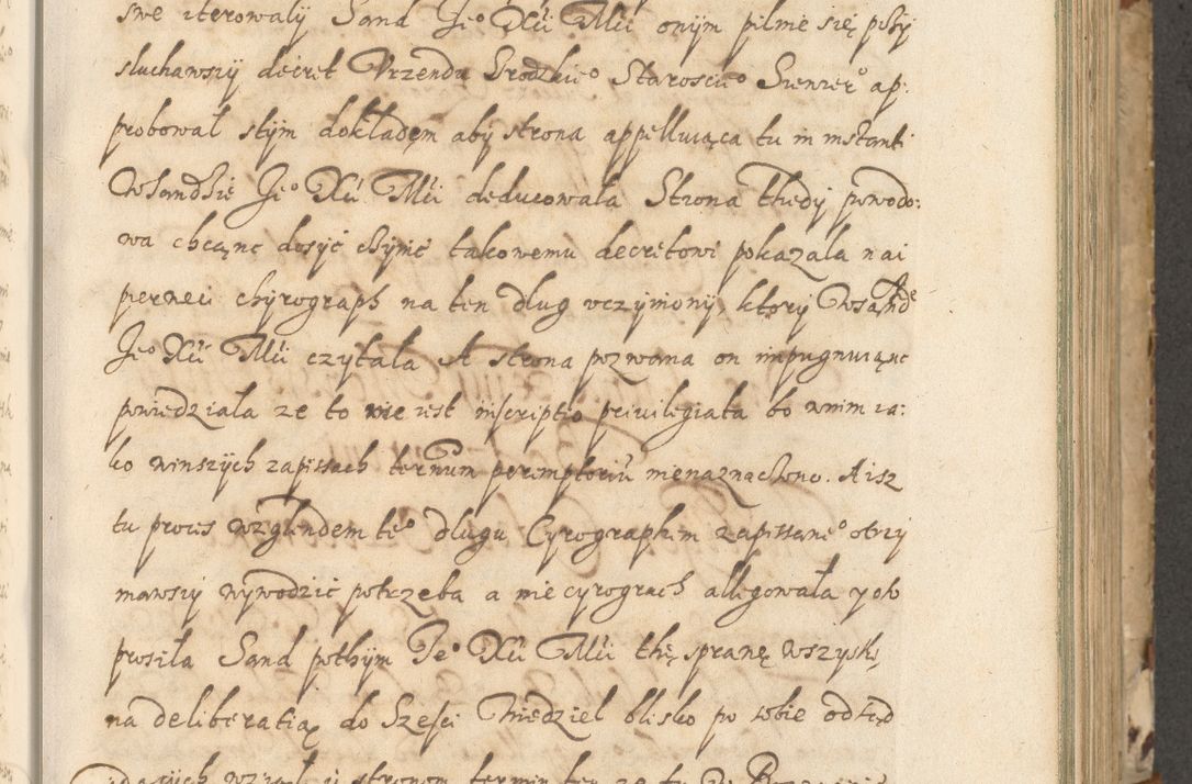 Zdjęcie nr 142 dla obiektu archiwalnego: Acta actorum causarum spiritualium, civilium, criminalium, obligationum, quiettationum, inscriptionum, cessionum, decimarum, testamentorum, Illustrissimi et Reverendissimi Domini Domini Martini Szyszkowski Dei &amp; Apostolicae Sedis gratia Episcopi Cracovienisis Ducis Severiensis in annis 1617, 1618, 1619. Tomus Primus.