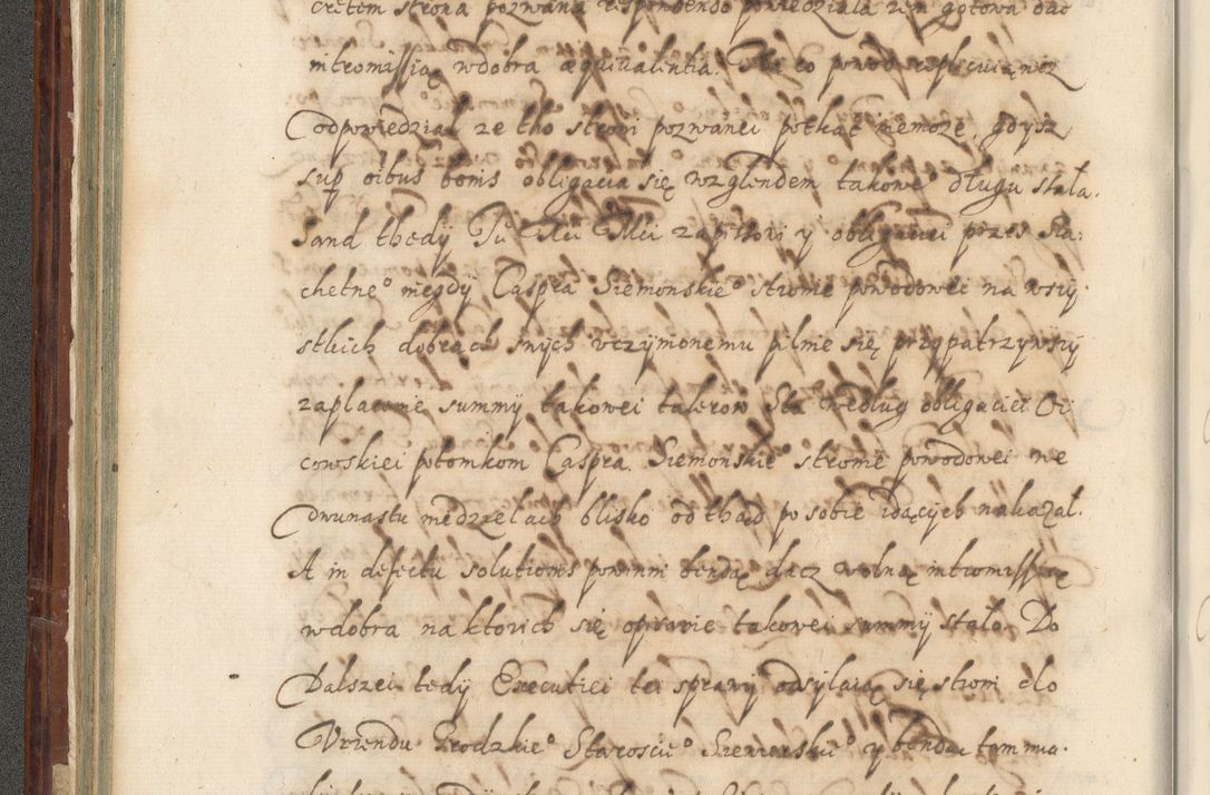 Zdjęcie nr 135 dla obiektu archiwalnego: Acta actorum causarum spiritualium, civilium, criminalium, obligationum, quiettationum, inscriptionum, cessionum, decimarum, testamentorum, Illustrissimi et Reverendissimi Domini Domini Martini Szyszkowski Dei &amp; Apostolicae Sedis gratia Episcopi Cracovienisis Ducis Severiensis in annis 1617, 1618, 1619. Tomus Primus.