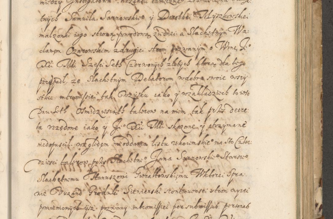 Zdjęcie nr 136 dla obiektu archiwalnego: Acta actorum causarum spiritualium, civilium, criminalium, obligationum, quiettationum, inscriptionum, cessionum, decimarum, testamentorum, Illustrissimi et Reverendissimi Domini Domini Martini Szyszkowski Dei &amp; Apostolicae Sedis gratia Episcopi Cracovienisis Ducis Severiensis in annis 1617, 1618, 1619. Tomus Primus.