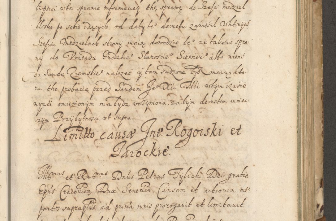 Zdjęcie nr 128 dla obiektu archiwalnego: Acta actorum causarum spiritualium, civilium, criminalium, obligationum, quiettationum, inscriptionum, cessionum, decimarum, testamentorum, Illustrissimi et Reverendissimi Domini Domini Martini Szyszkowski Dei &amp; Apostolicae Sedis gratia Episcopi Cracovienisis Ducis Severiensis in annis 1617, 1618, 1619. Tomus Primus.