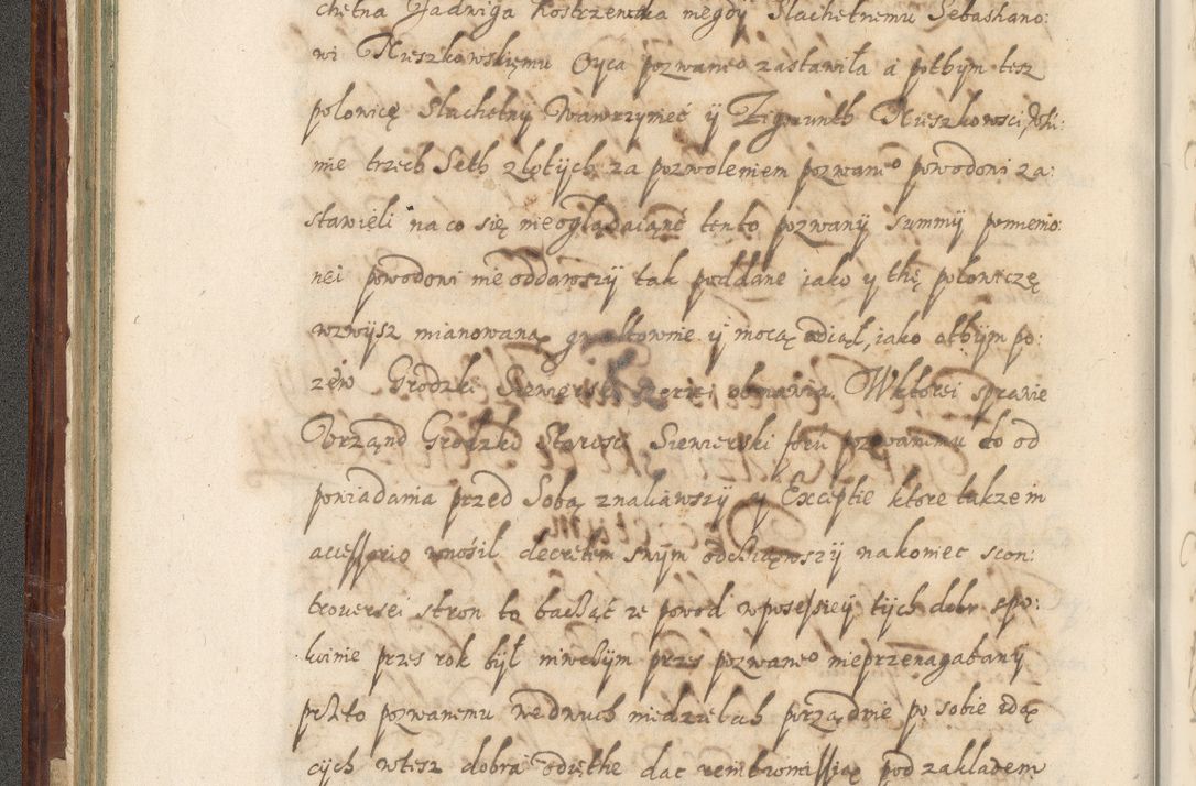 Zdjęcie nr 119 dla obiektu archiwalnego: Acta actorum causarum spiritualium, civilium, criminalium, obligationum, quiettationum, inscriptionum, cessionum, decimarum, testamentorum, Illustrissimi et Reverendissimi Domini Domini Martini Szyszkowski Dei &amp; Apostolicae Sedis gratia Episcopi Cracovienisis Ducis Severiensis in annis 1617, 1618, 1619. Tomus Primus.