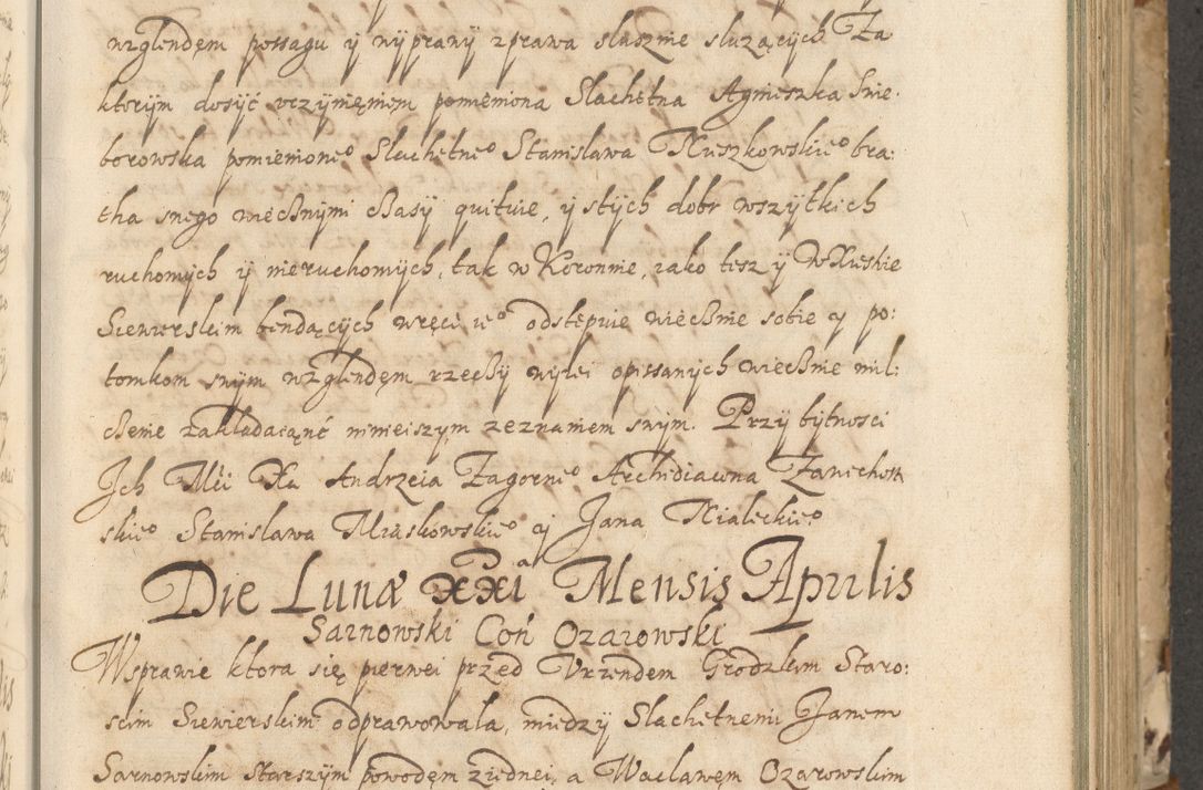Zdjęcie nr 114 dla obiektu archiwalnego: Acta actorum causarum spiritualium, civilium, criminalium, obligationum, quiettationum, inscriptionum, cessionum, decimarum, testamentorum, Illustrissimi et Reverendissimi Domini Domini Martini Szyszkowski Dei &amp; Apostolicae Sedis gratia Episcopi Cracovienisis Ducis Severiensis in annis 1617, 1618, 1619. Tomus Primus.