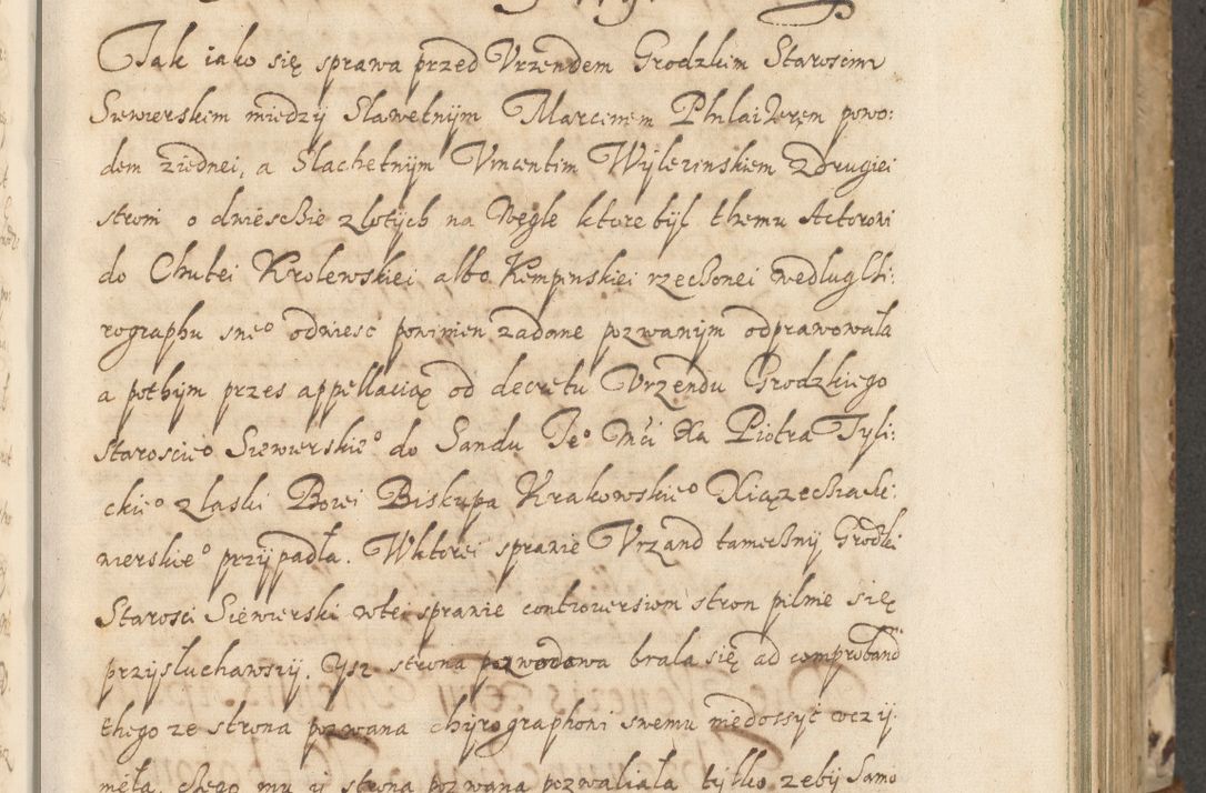 Zdjęcie nr 112 dla obiektu archiwalnego: Acta actorum causarum spiritualium, civilium, criminalium, obligationum, quiettationum, inscriptionum, cessionum, decimarum, testamentorum, Illustrissimi et Reverendissimi Domini Domini Martini Szyszkowski Dei &amp; Apostolicae Sedis gratia Episcopi Cracovienisis Ducis Severiensis in annis 1617, 1618, 1619. Tomus Primus.