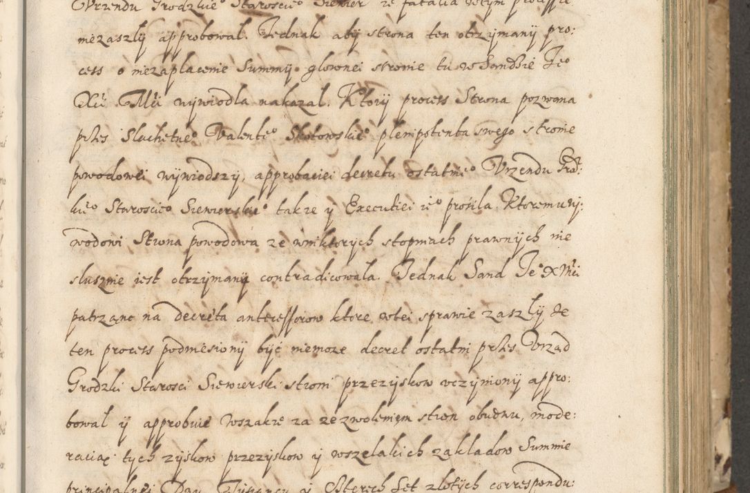 Zdjęcie nr 108 dla obiektu archiwalnego: Acta actorum causarum spiritualium, civilium, criminalium, obligationum, quiettationum, inscriptionum, cessionum, decimarum, testamentorum, Illustrissimi et Reverendissimi Domini Domini Martini Szyszkowski Dei &amp; Apostolicae Sedis gratia Episcopi Cracovienisis Ducis Severiensis in annis 1617, 1618, 1619. Tomus Primus.