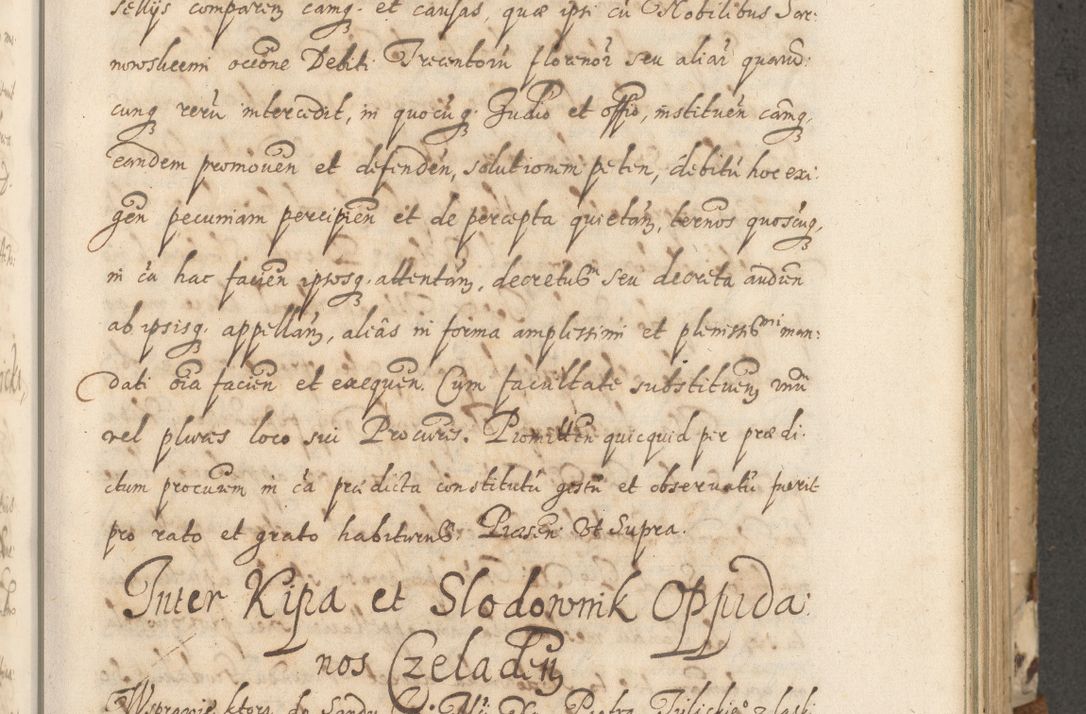 Zdjęcie nr 94 dla obiektu archiwalnego: Acta actorum causarum spiritualium, civilium, criminalium, obligationum, quiettationum, inscriptionum, cessionum, decimarum, testamentorum, Illustrissimi et Reverendissimi Domini Domini Martini Szyszkowski Dei &amp; Apostolicae Sedis gratia Episcopi Cracovienisis Ducis Severiensis in annis 1617, 1618, 1619. Tomus Primus.
