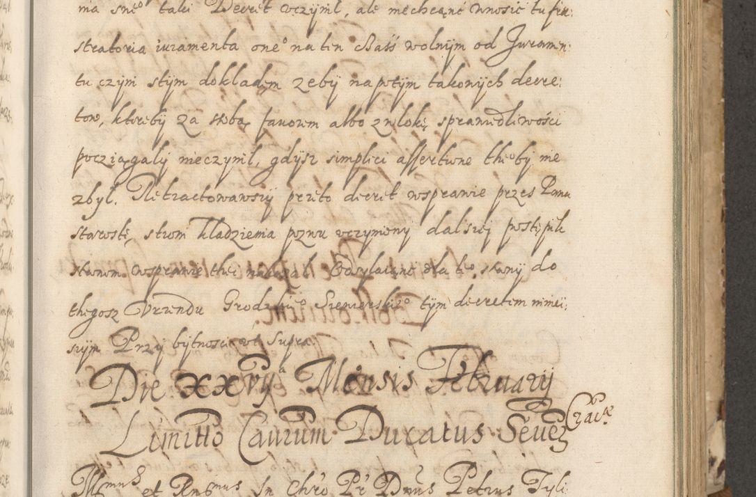 Zdjęcie nr 92 dla obiektu archiwalnego: Acta actorum causarum spiritualium, civilium, criminalium, obligationum, quiettationum, inscriptionum, cessionum, decimarum, testamentorum, Illustrissimi et Reverendissimi Domini Domini Martini Szyszkowski Dei &amp; Apostolicae Sedis gratia Episcopi Cracovienisis Ducis Severiensis in annis 1617, 1618, 1619. Tomus Primus.