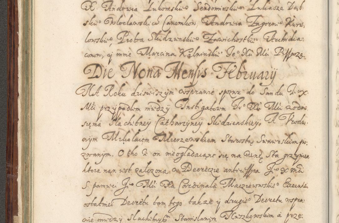 Zdjęcie nr 91 dla obiektu archiwalnego: Acta actorum causarum spiritualium, civilium, criminalium, obligationum, quiettationum, inscriptionum, cessionum, decimarum, testamentorum, Illustrissimi et Reverendissimi Domini Domini Martini Szyszkowski Dei &amp; Apostolicae Sedis gratia Episcopi Cracovienisis Ducis Severiensis in annis 1617, 1618, 1619. Tomus Primus.