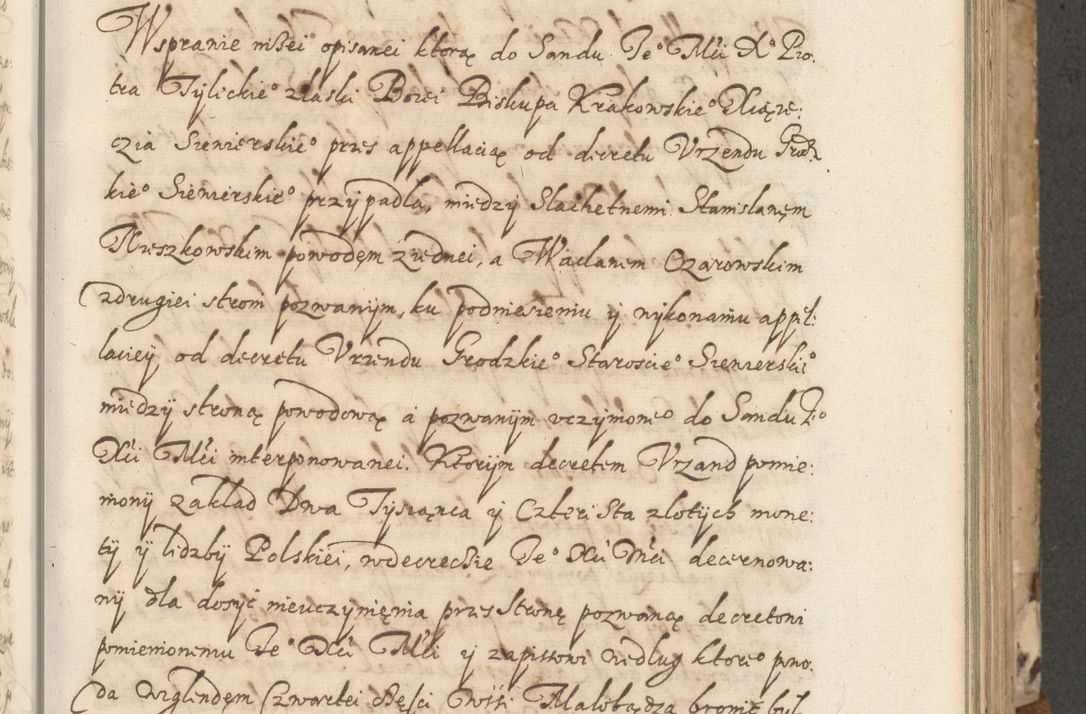Zdjęcie nr 86 dla obiektu archiwalnego: Acta actorum causarum spiritualium, civilium, criminalium, obligationum, quiettationum, inscriptionum, cessionum, decimarum, testamentorum, Illustrissimi et Reverendissimi Domini Domini Martini Szyszkowski Dei &amp; Apostolicae Sedis gratia Episcopi Cracovienisis Ducis Severiensis in annis 1617, 1618, 1619. Tomus Primus.