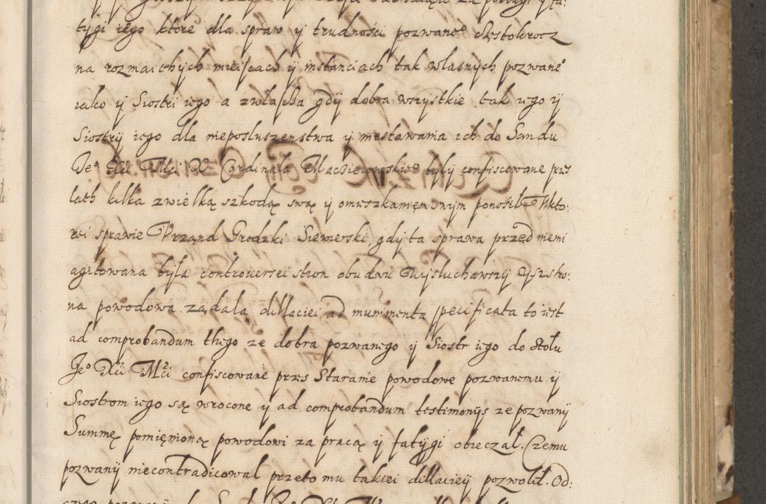 Zdjęcie nr 78 dla obiektu archiwalnego: Acta actorum causarum spiritualium, civilium, criminalium, obligationum, quiettationum, inscriptionum, cessionum, decimarum, testamentorum, Illustrissimi et Reverendissimi Domini Domini Martini Szyszkowski Dei &amp; Apostolicae Sedis gratia Episcopi Cracovienisis Ducis Severiensis in annis 1617, 1618, 1619. Tomus Primus.