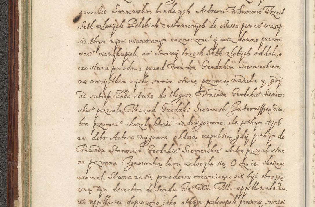 Zdjęcie nr 81 dla obiektu archiwalnego: Acta actorum causarum spiritualium, civilium, criminalium, obligationum, quiettationum, inscriptionum, cessionum, decimarum, testamentorum, Illustrissimi et Reverendissimi Domini Domini Martini Szyszkowski Dei &amp; Apostolicae Sedis gratia Episcopi Cracovienisis Ducis Severiensis in annis 1617, 1618, 1619. Tomus Primus.