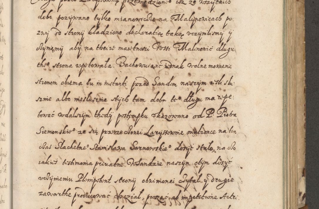 Zdjęcie nr 76 dla obiektu archiwalnego: Acta actorum causarum spiritualium, civilium, criminalium, obligationum, quiettationum, inscriptionum, cessionum, decimarum, testamentorum, Illustrissimi et Reverendissimi Domini Domini Martini Szyszkowski Dei &amp; Apostolicae Sedis gratia Episcopi Cracovienisis Ducis Severiensis in annis 1617, 1618, 1619. Tomus Primus.