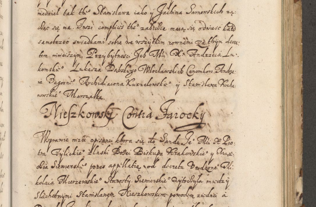 Zdjęcie nr 70 dla obiektu archiwalnego: Acta actorum causarum spiritualium, civilium, criminalium, obligationum, quiettationum, inscriptionum, cessionum, decimarum, testamentorum, Illustrissimi et Reverendissimi Domini Domini Martini Szyszkowski Dei &amp; Apostolicae Sedis gratia Episcopi Cracovienisis Ducis Severiensis in annis 1617, 1618, 1619. Tomus Primus.