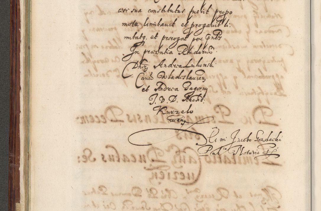 Zdjęcie nr 63 dla obiektu archiwalnego: Acta actorum causarum spiritualium, civilium, criminalium, obligationum, quiettationum, inscriptionum, cessionum, decimarum, testamentorum, Illustrissimi et Reverendissimi Domini Domini Martini Szyszkowski Dei &amp; Apostolicae Sedis gratia Episcopi Cracovienisis Ducis Severiensis in annis 1617, 1618, 1619. Tomus Primus.