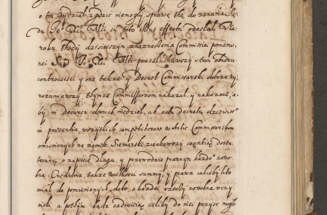 Zdjęcie nr 46 dla obiektu archiwalnego: Acta actorum causarum spiritualium, civilium, criminalium, obligationum, quiettationum, inscriptionum, cessionum, decimarum, testamentorum, Illustrissimi et Reverendissimi Domini Domini Martini Szyszkowski Dei &amp; Apostolicae Sedis gratia Episcopi Cracovienisis Ducis Severiensis in annis 1617, 1618, 1619. Tomus Primus.