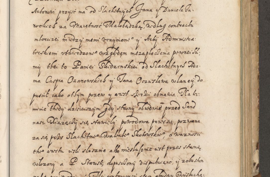 Zdjęcie nr 38 dla obiektu archiwalnego: Acta actorum causarum spiritualium, civilium, criminalium, obligationum, quiettationum, inscriptionum, cessionum, decimarum, testamentorum, Illustrissimi et Reverendissimi Domini Domini Martini Szyszkowski Dei &amp; Apostolicae Sedis gratia Episcopi Cracovienisis Ducis Severiensis in annis 1617, 1618, 1619. Tomus Primus.
