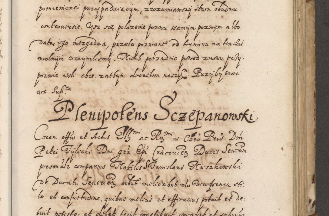 Zdjęcie nr 36 dla obiektu archiwalnego: Acta actorum causarum spiritualium, civilium, criminalium, obligationum, quiettationum, inscriptionum, cessionum, decimarum, testamentorum, Illustrissimi et Reverendissimi Domini Domini Martini Szyszkowski Dei &amp; Apostolicae Sedis gratia Episcopi Cracovienisis Ducis Severiensis in annis 1617, 1618, 1619. Tomus Primus.